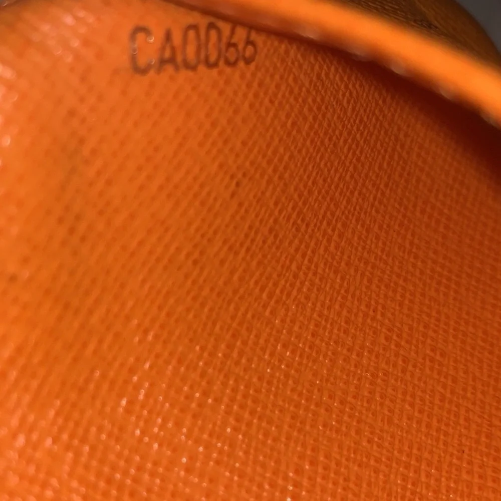 LOUIS VUITTON MONOGRAM AGENDA KOALA PM 2006 PLANNER ORANGE CROSS-GRAIN LEATHER